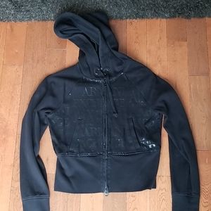 ARMANI  cropped hoodie
